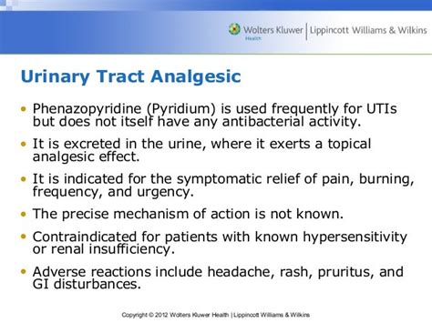 Phenazopyridine: Uses, Interactions, Mechanism of Action.